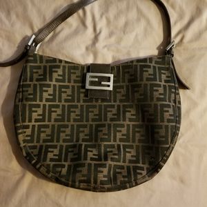 Fendi monogram like baguette bag